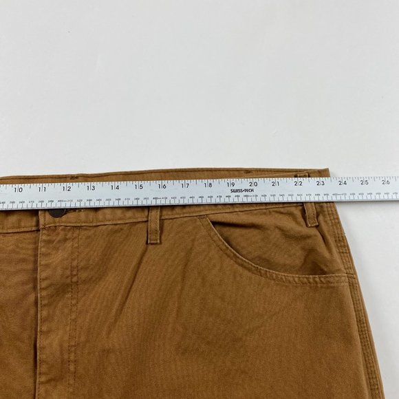 NEW Dickies Carpenter Jean Pants Men's 48 x 32 Work Utility Brown Cotton Canvas - Picture 8 of 11